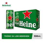 Thùng Bia Heineken 24 Lon Cao Sleek 330ml Lon