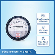 Đồng hồ chênh áp Macroscopic dải đo 0-750Pa