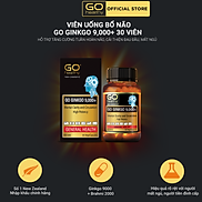 GO Ginkgo 9000+ 30 viên- Viên uống bổ não nhập khẩu chính hãng GO Healthy