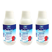 3 chai dung dịch salisol - nước súc miệngnước bọt nhân tạo