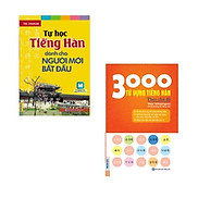 Combo sách Tự Học Tiếng Hàn Dành Cho Người Mới Bắt Đầu + 3000 Từ Vựng