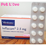 Inflacam 2,5mg kháng viêm, giảm đau trên chó 1 hộp x 100 viên