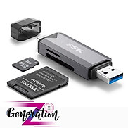 ĐẦU ĐỌC THẺ NHỚ TYPE-C USB-A SSK SCRM390 - Hàng chính hãng