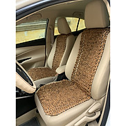 Combo 2 Lót ghế trước ô tô và 1 Lót ghế sau ô tô hạt gỗ hương mộc hạt 1,2cm