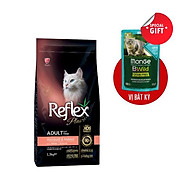 Thức ăn cho mèo Reflex Plus Adult Cat Food Hairball Salmon vị cá hồi 1,5kg