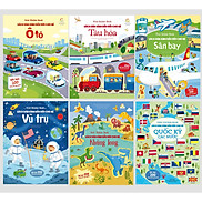 Sách Combo Dán Hình Đầu Đời Cho Bé - First sticker book  trọn bộ 6 cuốn