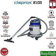 Máy hút bụi công nghiệp khô và ướt CleproX X1 25 - 23 lít Thùng Inox -