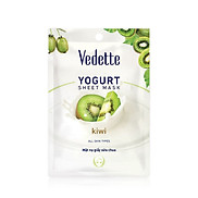 Mặt nạ giấy sữa chua kiwi Vedette Yoghurt Mask Sheet Kiwi 22ml