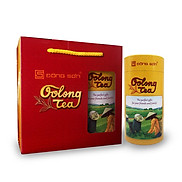 Combo quà tặng trà Olong Đất Việt & Hương Việt lon giấy Đông Sơn
