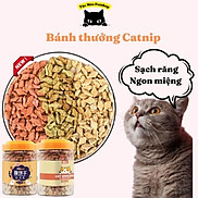 Túi chiết Bánh cá bánh thưởng Catnip cho mèo, giảm búi lông, sạch răng