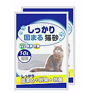 Combo 2 Túi Cát vệ sinh cho mèo Cat Litter 10L hàng xuất Nhật Được Chọn Mùi