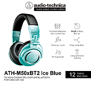 Tai nghe Bluetooth Chụp Tai Choàng Đầu Audio Technica ATH-M50xBT2 IB