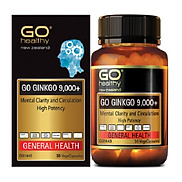 Viên uống bổ não nhập khẩu chính hãng New Zealand GO GINKGO 9000+hỗ trợ