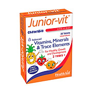 Healthaid Junior Vit, Cung cấp đầy đủ Vitamin và khoáng chất giúp trẻ cao
