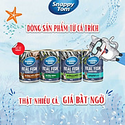COMBO 5 Lon Pate Siêu Cá Cho Mèo Trưởng Thành Snappy Tom Real Fish Grain