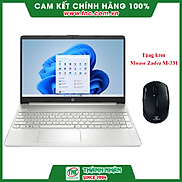 Laptop HP 15s-fq5104TU 6K7E4PA Bạc Tặng kèm chuột Zadez M-331 - Hàng chính