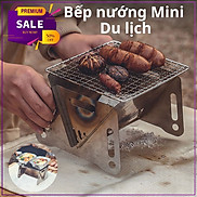 Bếp nướng than hoa gấp gọn - Bếp nướng thịt BBQ Mini bằng thép không gỉ