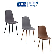 Ghế bàn ăn JYSK Jonstrup nhiều màu chân kim loại 43x84x53cm