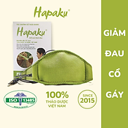 Bộ đai chườm nóng thảo dược giảm đau cổ gáy dùng điện - Hapaku