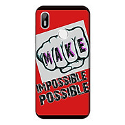 Ốp lưng điện thoại Vsmart Joy 1 hình Make Impossible Possible