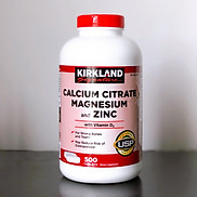 Thực Phẩm Chức Năng Hỗ Trợ Xương Khớp Kirkland Calcium Citrate Magnesium