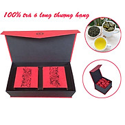 Bộ quà tặng trà ô long thượng hạng - Hộp Trà Olong Long Phụng 200 gram