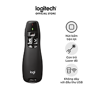 Bút trình chiếu từ xa Logitech R400 - Không dây USB 15m, nút bấm tiện lợi