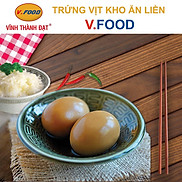 Trứng vịt kho gói 2 quả , đạt tiêu chuẩn an toàn thực phẩm Việt Nam