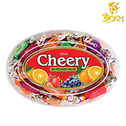 Kẹo Cheery oval hộp nhựa 150 gram Bibica
