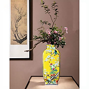 Bình lọ cắm hoa gốm sứ Hoa văn trang trí nhà cửa đẹp mắt INDOCHINE NEW