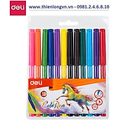 Bút dạ màu nước Deli 10003 - 12 màu