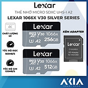 Thẻ nhớ microSDXC 64GB 128GB 256GB 512GB Lexar 1066x UHS-I A2 SILVER Series