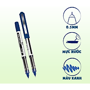 Bút lông bi Bitex 0.5mm R02 mực xanh
