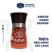 Tiêu hông sấy lạnh nguyên chất tiệt trùng K Pepper 60g kèm cối xay tiêu