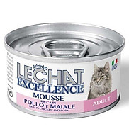 Thức ăn cho mèo LECHAT Excellence Mousse Rich in Chicken and Pork