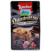 Bánh Xốp Loacker Quadratini Dark Chocolate 125g