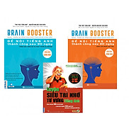 Combo Sách Brain Booster - Nghe - Phản Xạ Tiếng Anh Nhờ Công Nghệ Sóng Não