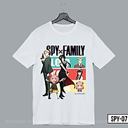 Áo thun Spy x Family, áo phông Anya, Loid