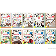 Sách - Combo 10 cuốn Sticker Bước Vào Thế Giới Thiên Nhiên Kỳ Thú Tập 1+2