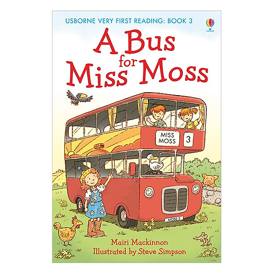 Sách thiếu nhi tiếng anh - usborne very first reading a bus for miss moss - ảnh sản phẩm 1