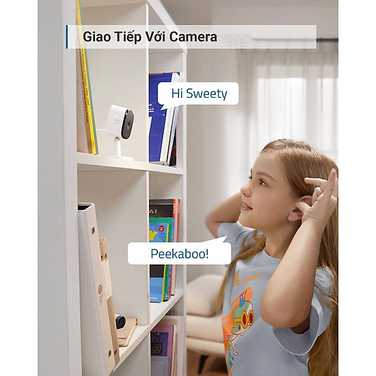 Camera eufy security indoor cam 2k công nghệ ai xoay 360 độ đàm thoại 2 - ảnh sản phẩm 4