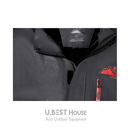 Áo khoác chống thấm nam stowaway rain jacket - alayna - ảnh sản phẩm 4