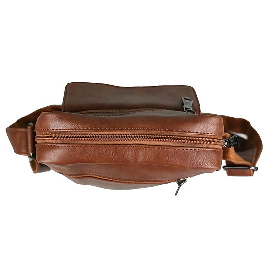 Túi đeo chéo da dáng đứng three-box - ms6370 - ảnh sản phẩm 4