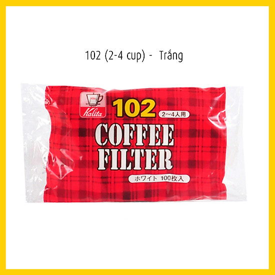 Giấy lọc cà phê kalita size 101 và 102 - ảnh sản phẩm 1
