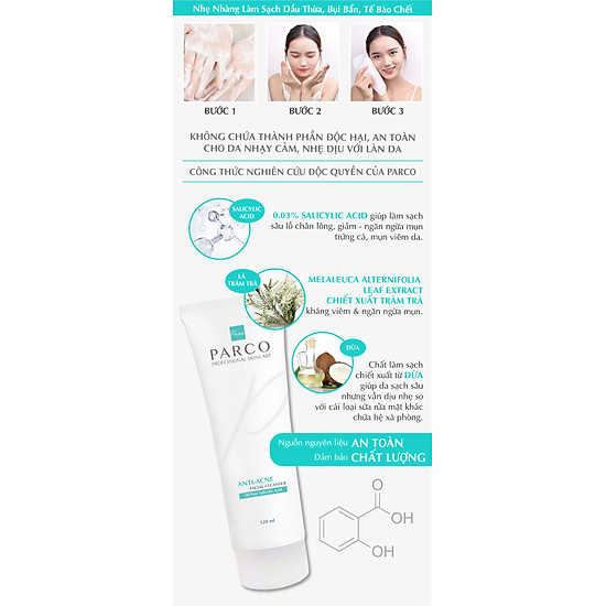 Sữa rửa mặt ngăn ngừa mụn anti-acne facial cleanser oil-free salicylic - ảnh sản phẩm 6