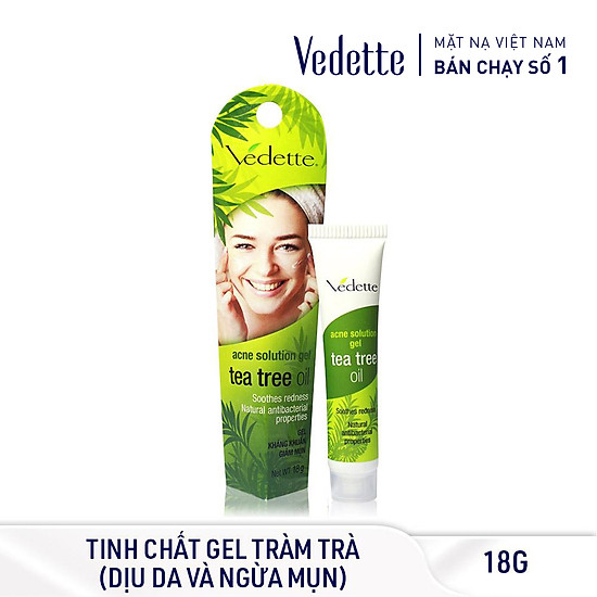 Bộ tràm trà mini vedette tea tree oil acne solution - sáng da - ảnh sản phẩm 3
