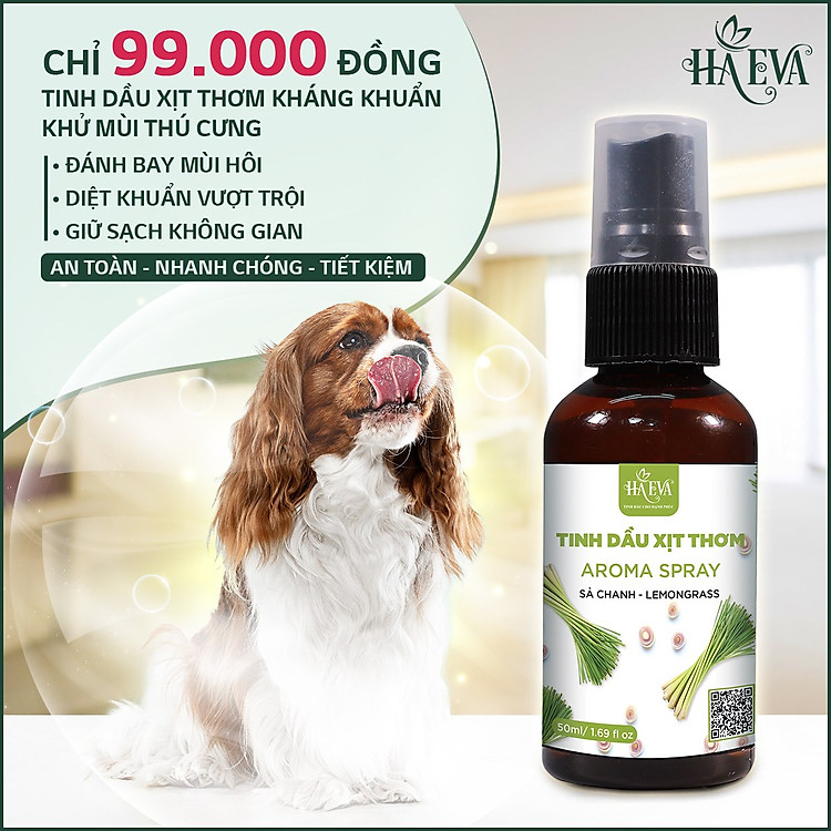 Tinh dầu xịt thơm Sen Haeva 50ml, 100% thiên nhiên, giúp khử mùi, làm thơm, giảm căng thẳng, thư giãn 2
