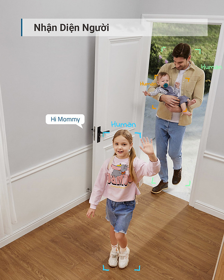 Camera Eufy Security Indoor Cam 2K Công nghệ AI Xoay 360 độ Đàm thoại 2 chiều - Hàng Chính Hãng 3