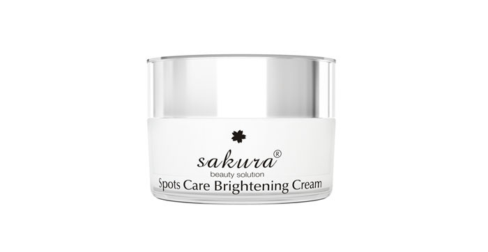kem dưỡng trắng da và ngăn ngừa sạm nám sakura spots care brightening cream (13g) 1