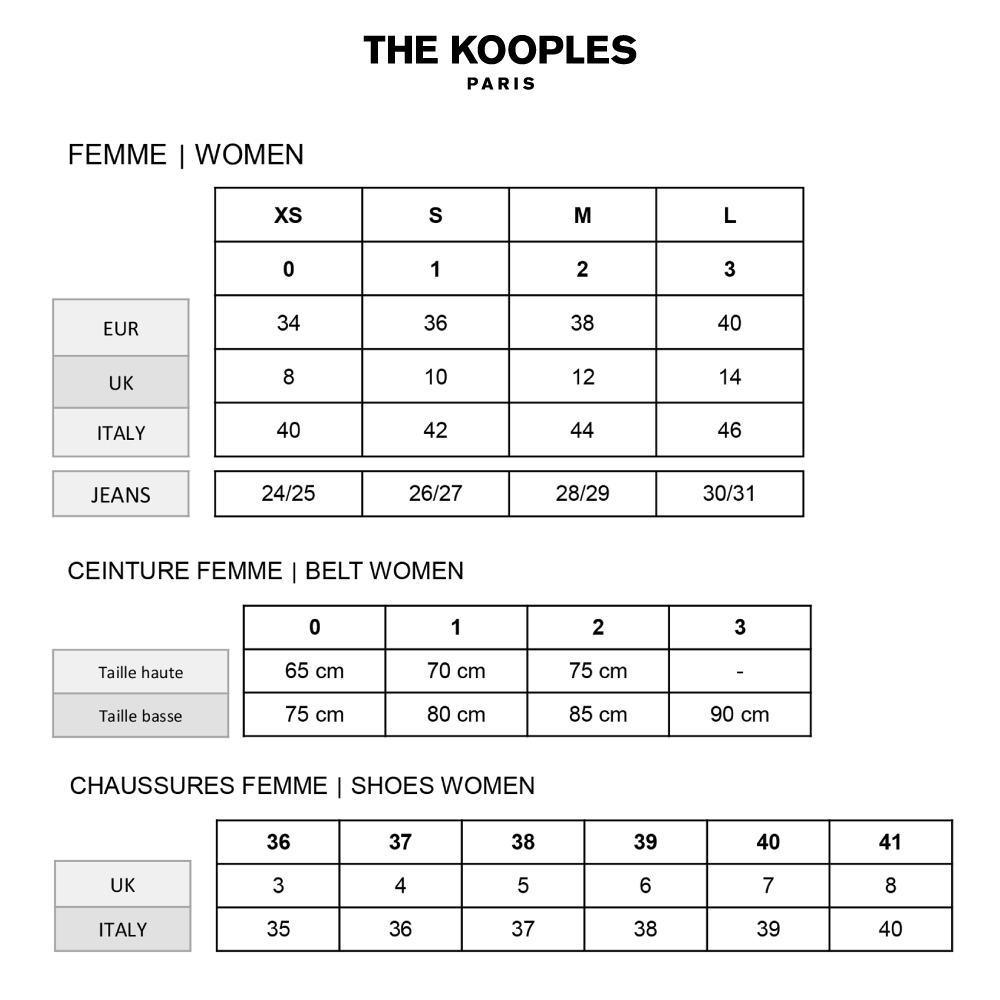 the kooples - đầm mini cổ trụ tay dài striped frob21022k-bla09 1